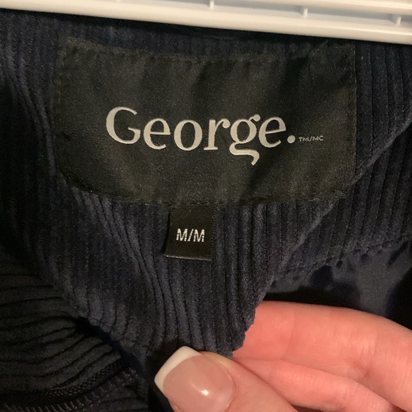 Navy Puffer Jacket - Picture 2 of 3